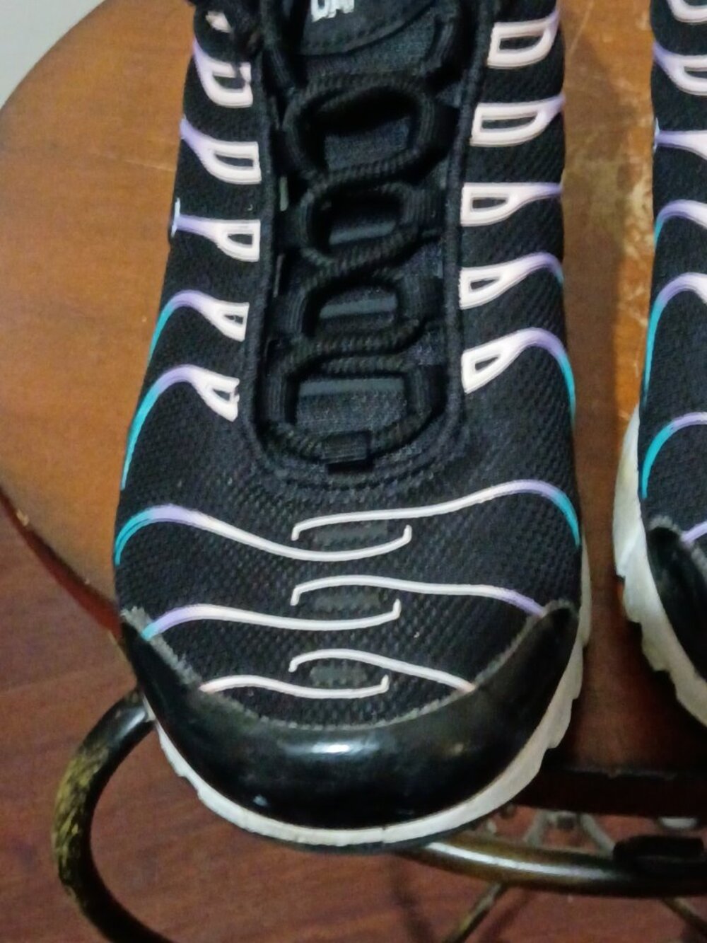 Air Max Plus ‘Have a Nike Day’ BQ7224-001 Black Multi Color Size 5Y Sneakers - Picture 7 of 14